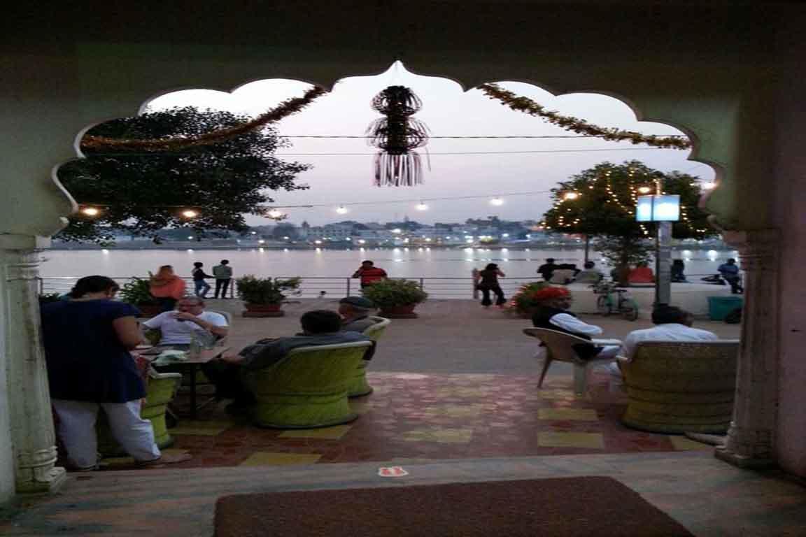 Hotel Sun Set Cafe Pushkar Exteriör bild