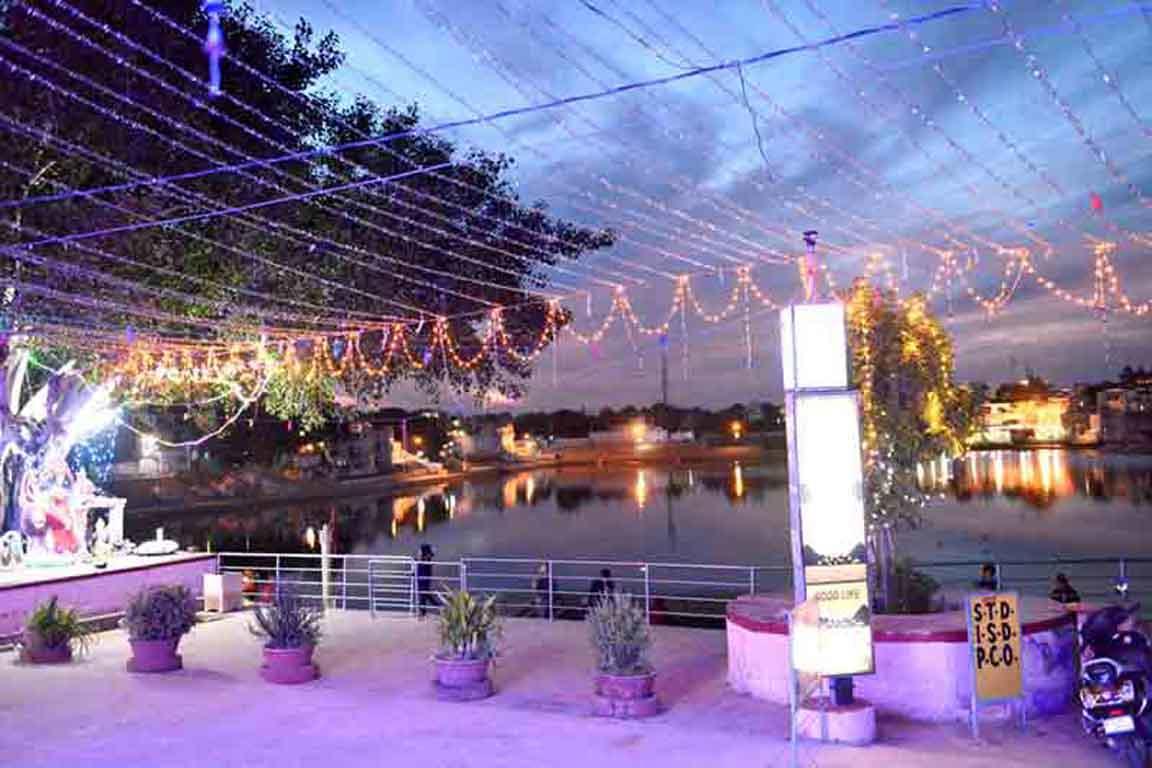 Hotel Sun Set Cafe Pushkar Exteriör bild